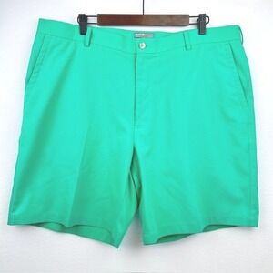 Peter Millar Crown Sport Wicking Golf Shorts Mens 40 Emerald Green Performance